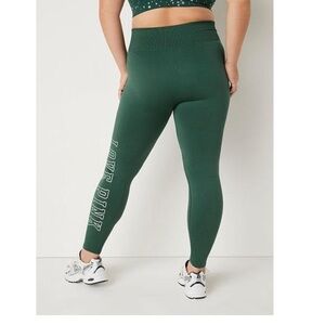 PINK Victoria's Secret Leggings-Green high waist full length seamless. S…